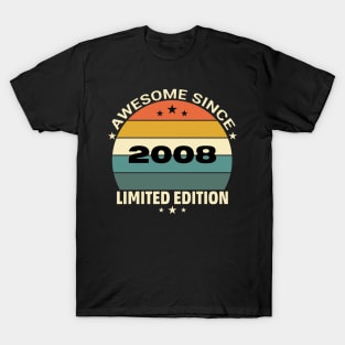 Awesome Since 2008 T-Shirt